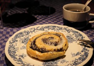 Mohnschnecken mit Zuckerguss