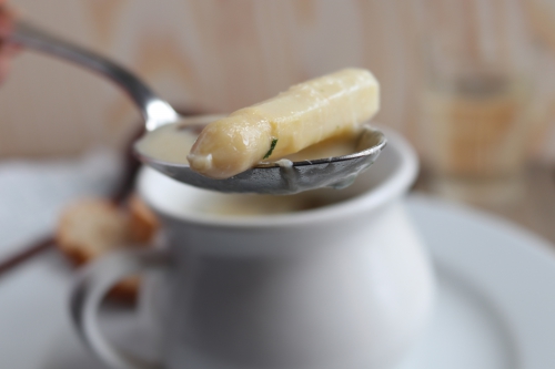 Spargel-Pilz-Cremesuppe - herrlich cremig-vegan! - Dailyvegan