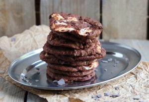 Double Chocolate Chip Marshmallow Clouds, schnelle Cookies