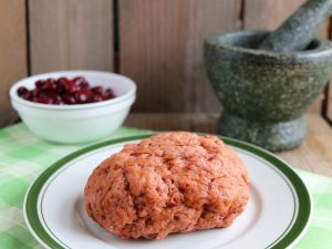 Veganes Corned Beef vor dem Dünsten