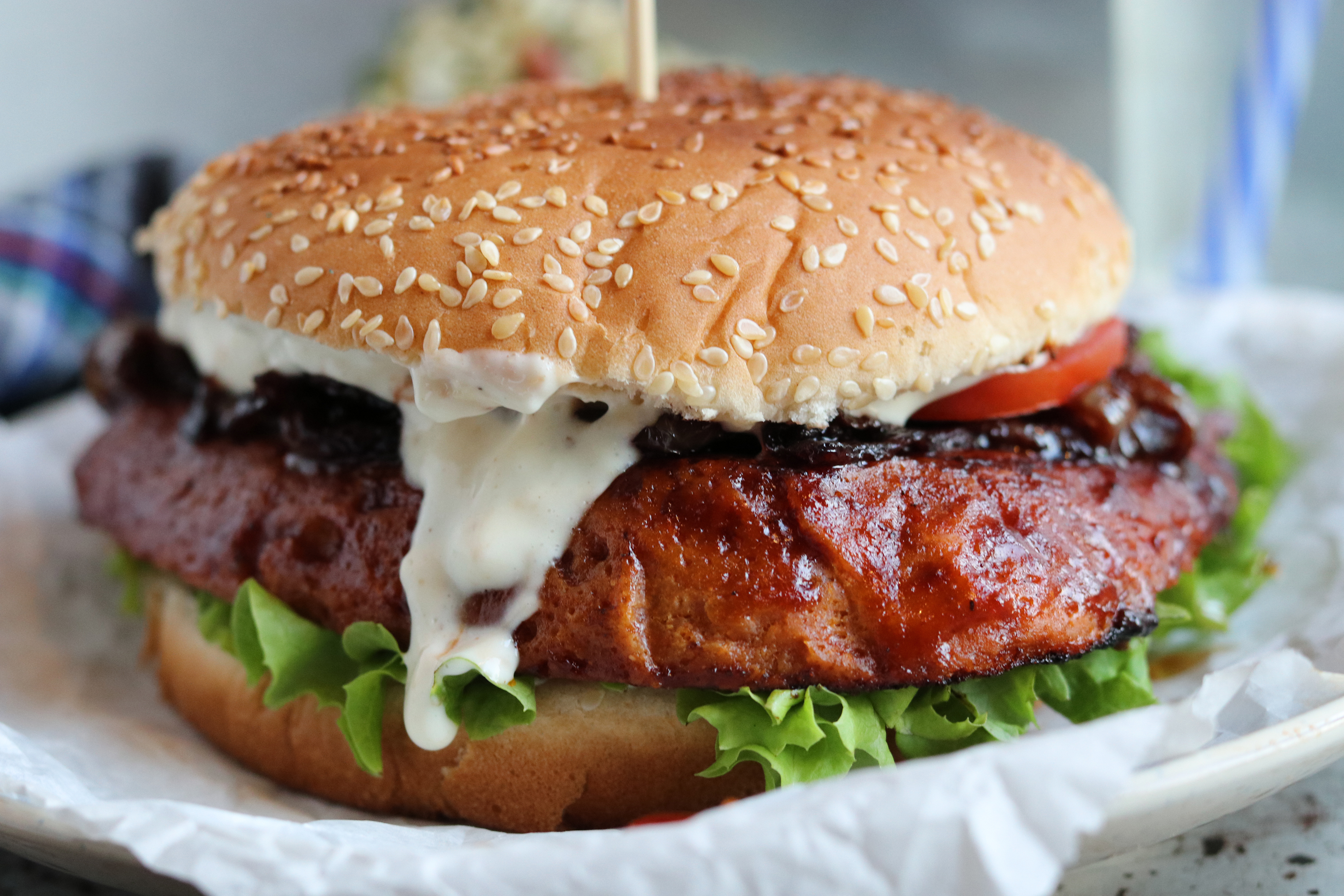 Vegan Mad Rib Burger