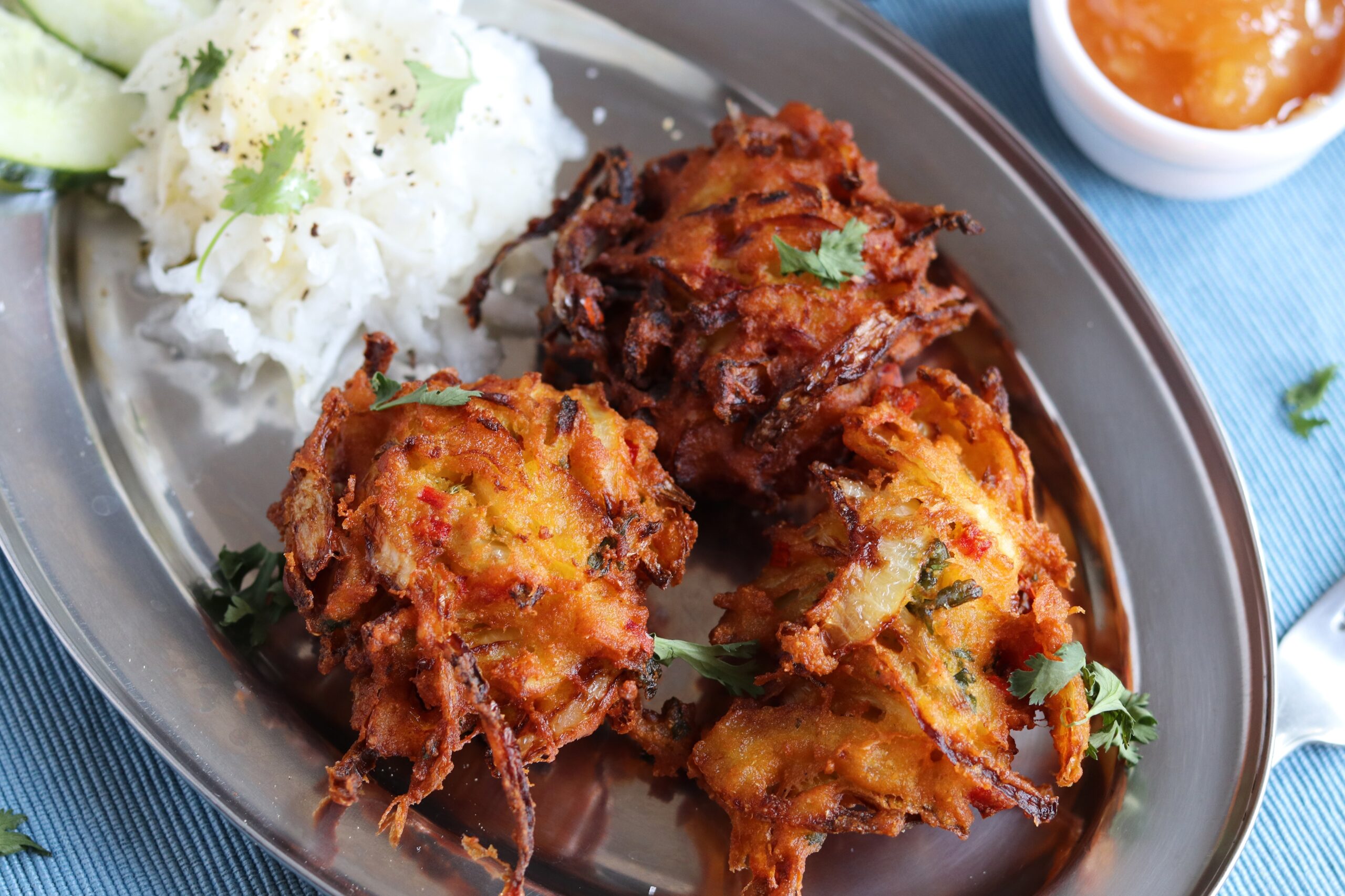 Onion Bhajis: ein perfekter, indischer Snack!