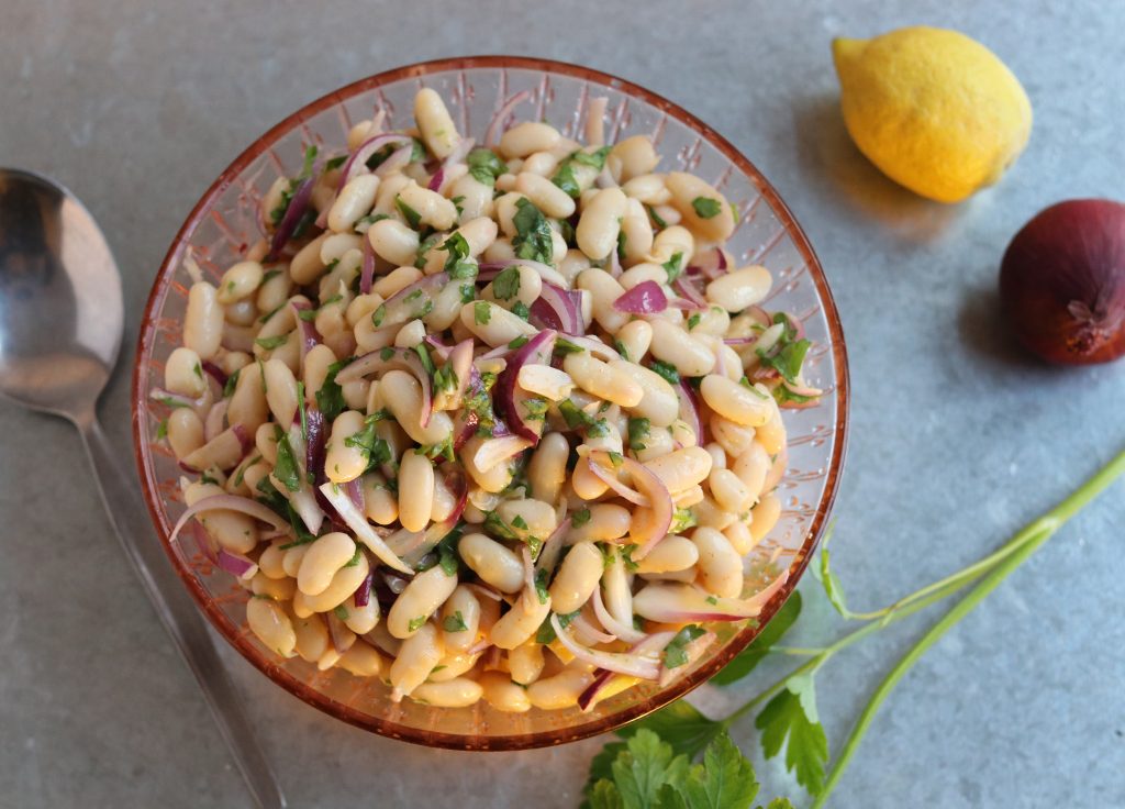 Türkischer Weiße Bohnensalat