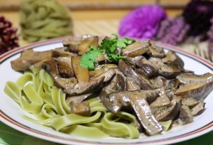 Tagliatelle verde ai Funghi Porcini