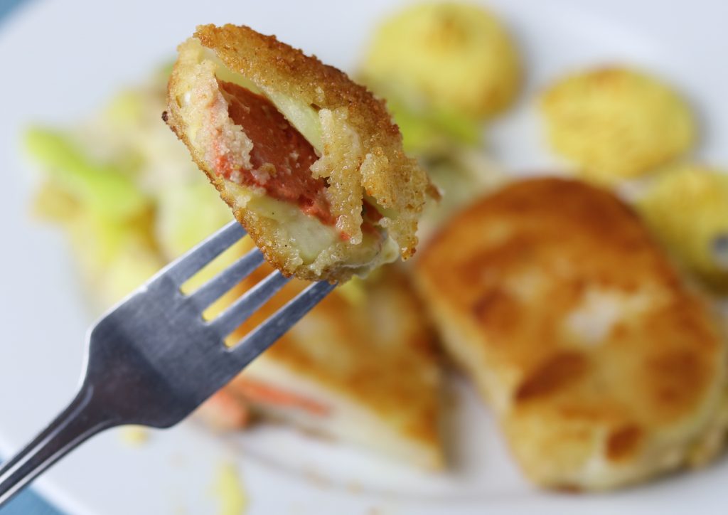 Kohlrabi Cordon Bleu