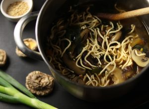 Koreanische Ramensuppe