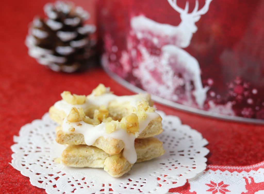 Linzer Walnuss-Plätzchen, leckeres Weihnachtsgebäck - Dailyvegan