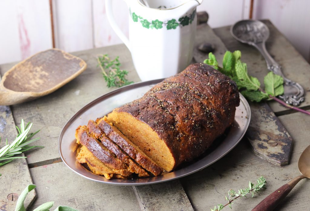 Mein Seitan-Roast ist die perfekte vegane Alternative für ein Roast aus dem Ofen