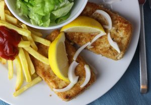 Saganaki (frittierter Veta)