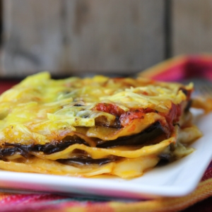 Auberginen-Lasagne, italienisch lecker