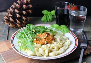 Tortellini mit rotem Pesto