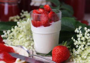 Auch lecker auf Joghurt mit frischen Erdbeeren