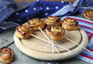 Pizzaschnecken Lollies