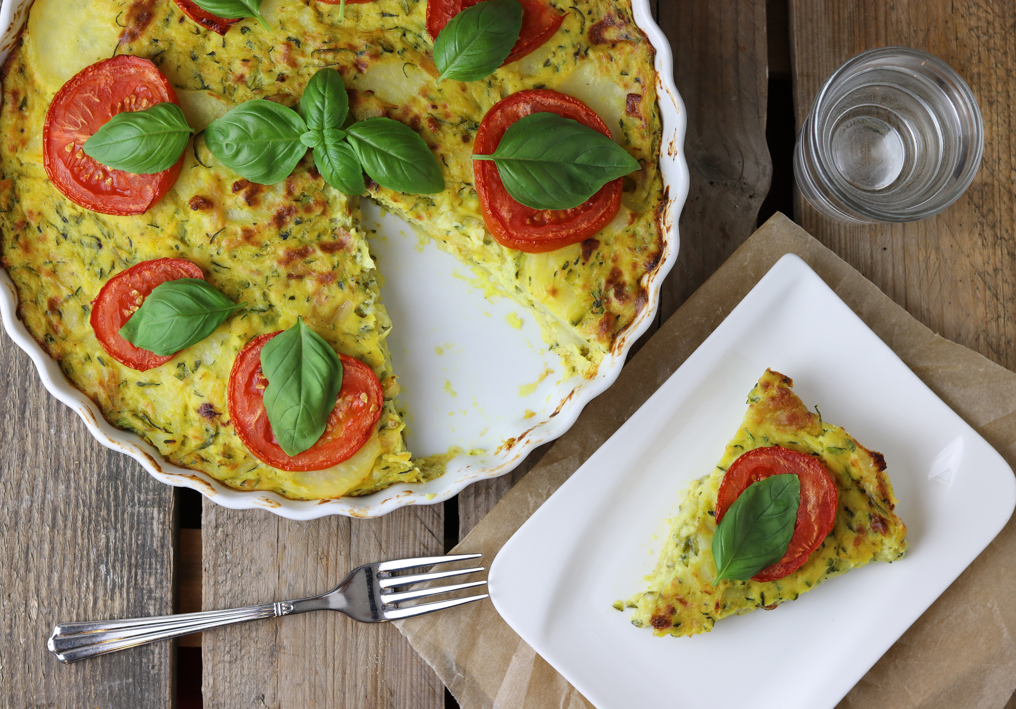 Italienische Fritatta veganisiert