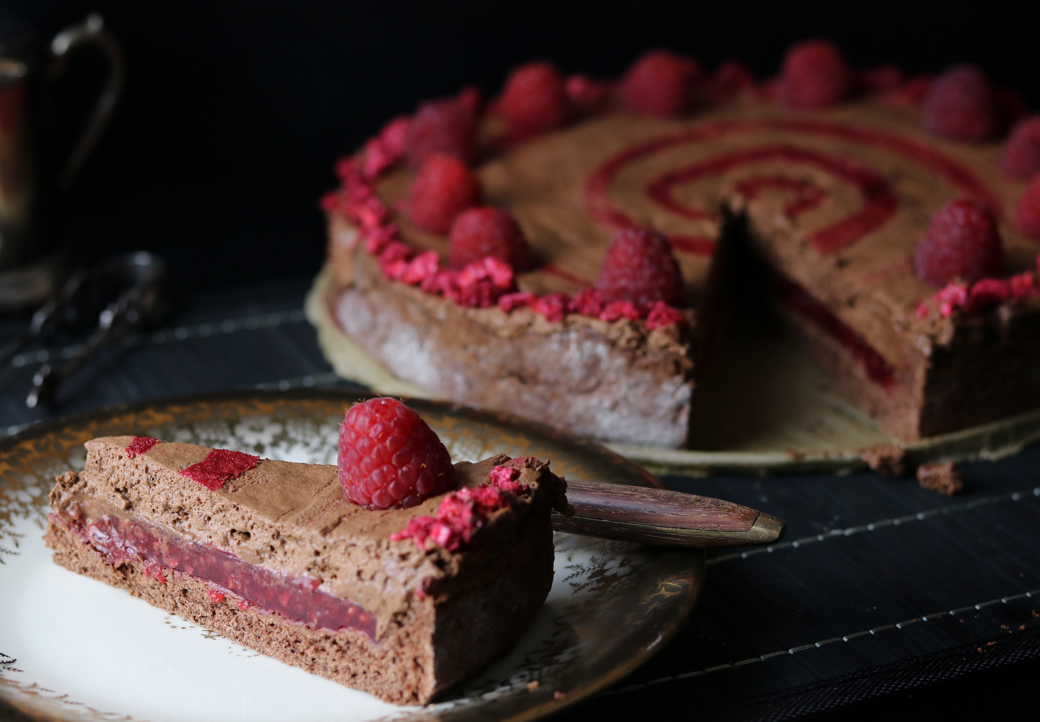 Mousse au Chocolat Kuchen