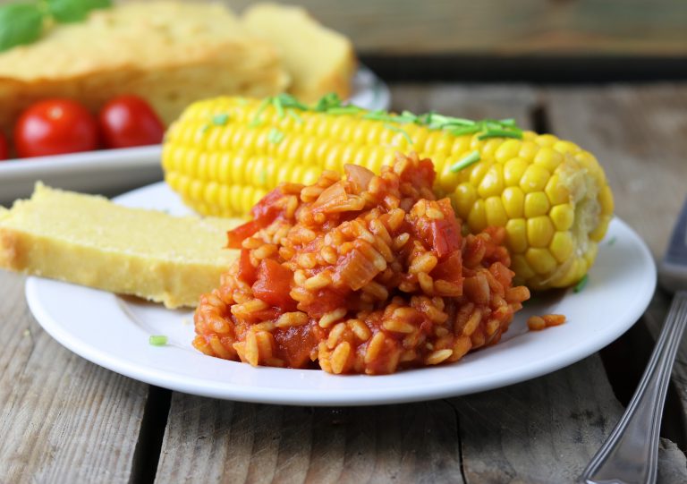 Roter Mexikanischer Reis - Dailyvegan - Beilagen - vegan
