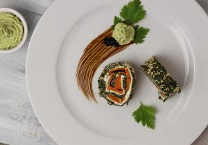 Spinat-Lachs-Rolle