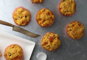 Tomaten-Räuchertofu-Muffins
