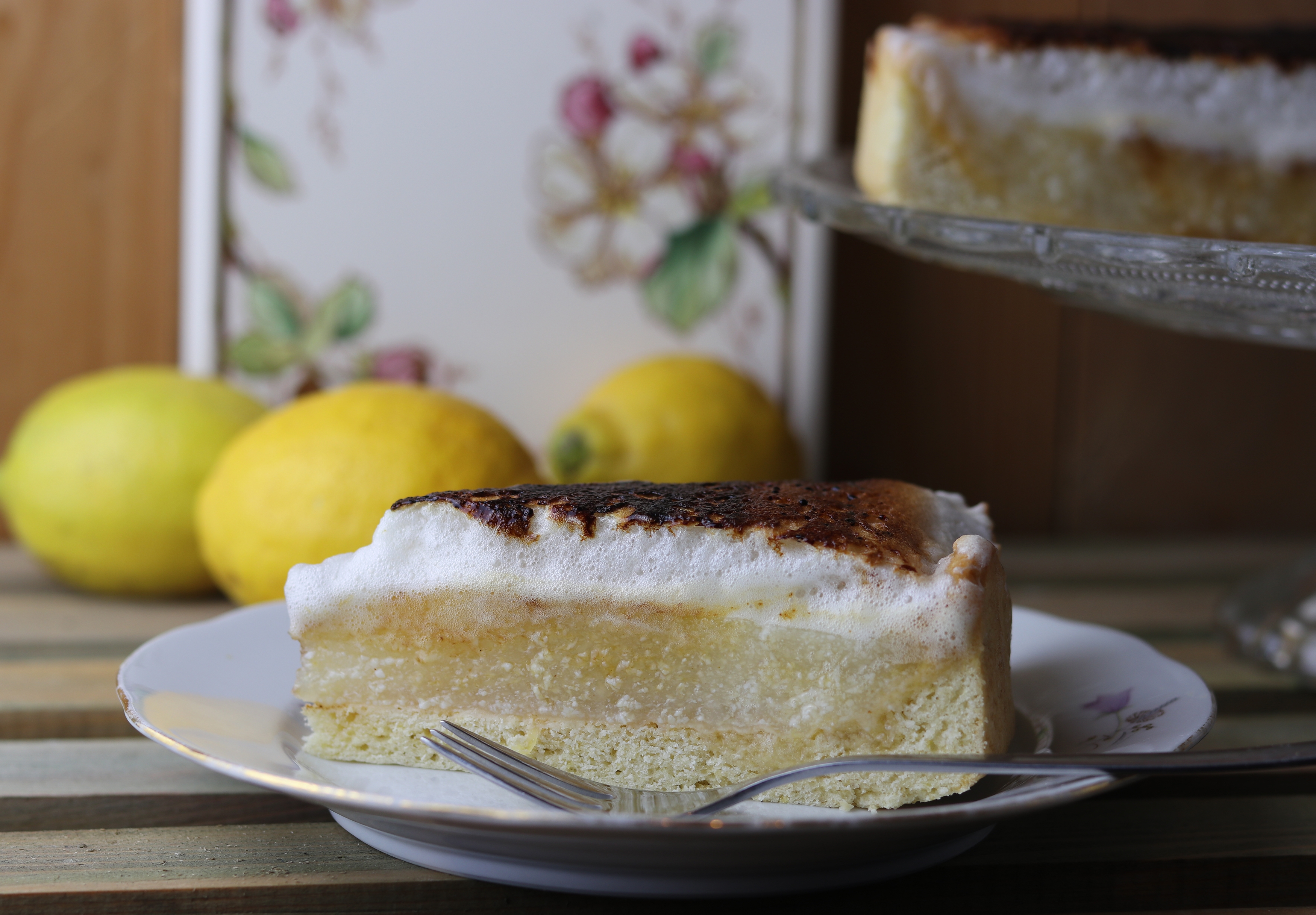 Zitronen-Baiser-Kuchen