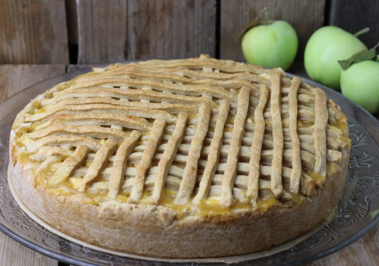 Apple Pie - gedeckter Apfelkuchen mit cremiger Füllung! - Dailyvegan