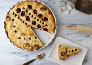 Cherry Pie – amerikanischer, gedeckter Kirschkuchen