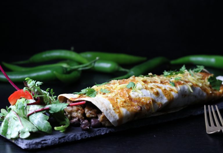 Chicken Enchiladas vegan mit Seitan Dailyvegan