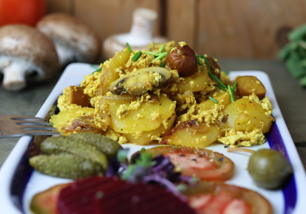 Bauernfrühstück - deftig, lecker und vegan