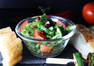 Knackiger Salat, Granatapfeldressing