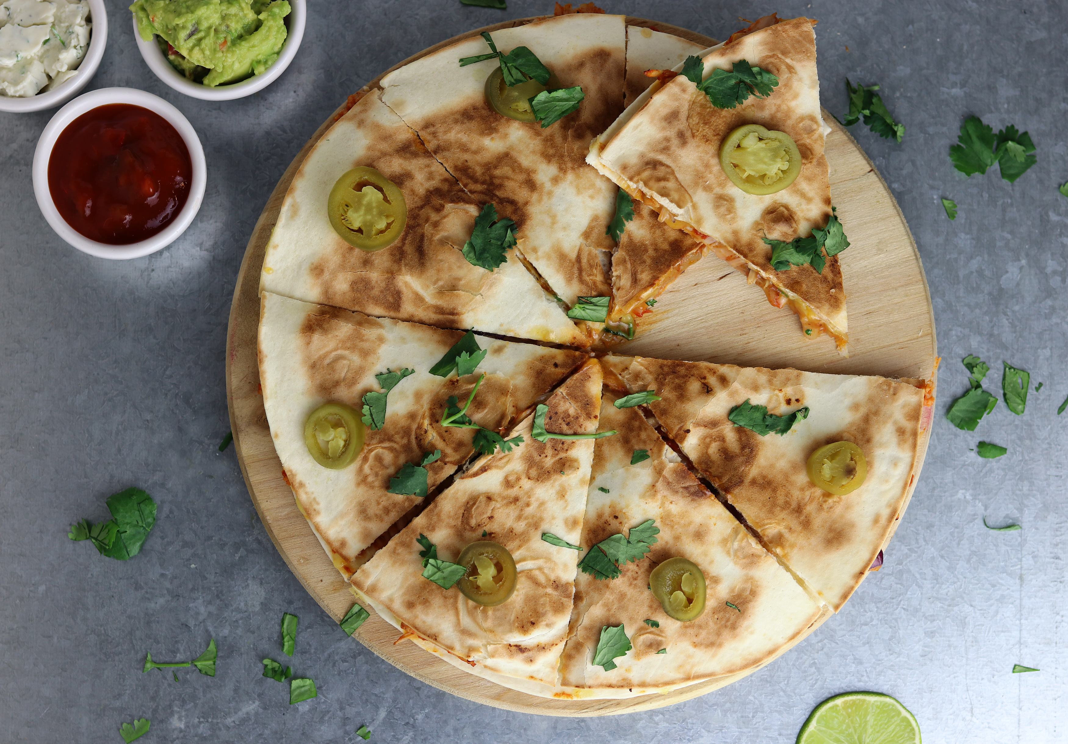 Cheesy Chicken Quesadilla