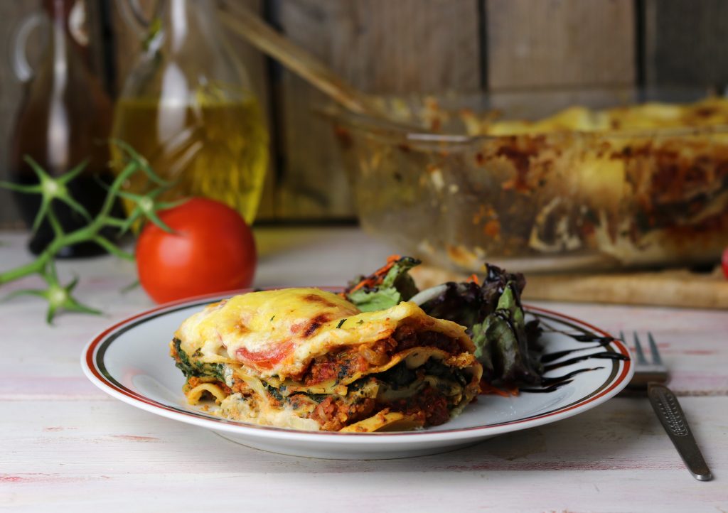 Lasagne Tricolore - klassisch in drei Farben - Dailyvegan