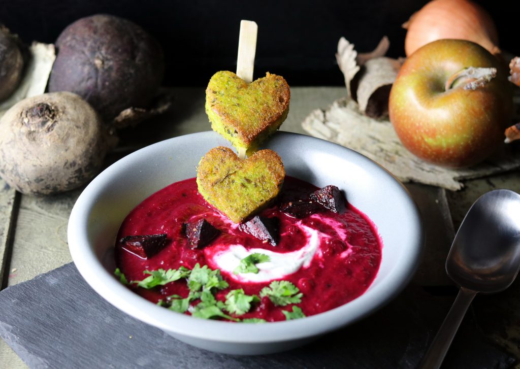 Rote Beete Apfel Suppe