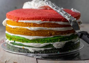 Perfekt für Regenbogenkuchen