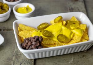 Nachos mit Käsesauce