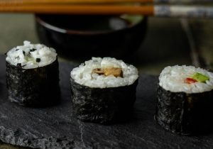 Füllung: Shitake-Teriyake-Räuchertofu