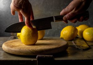 Zubereiten der Zitronen