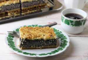 Poppy Seed Streusel Cake