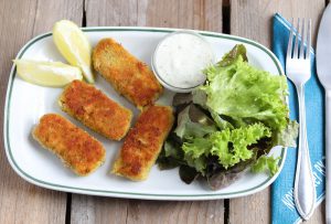 crispy fish fingers