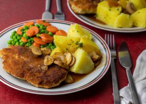 Knuspriges, veganes Schnitzel