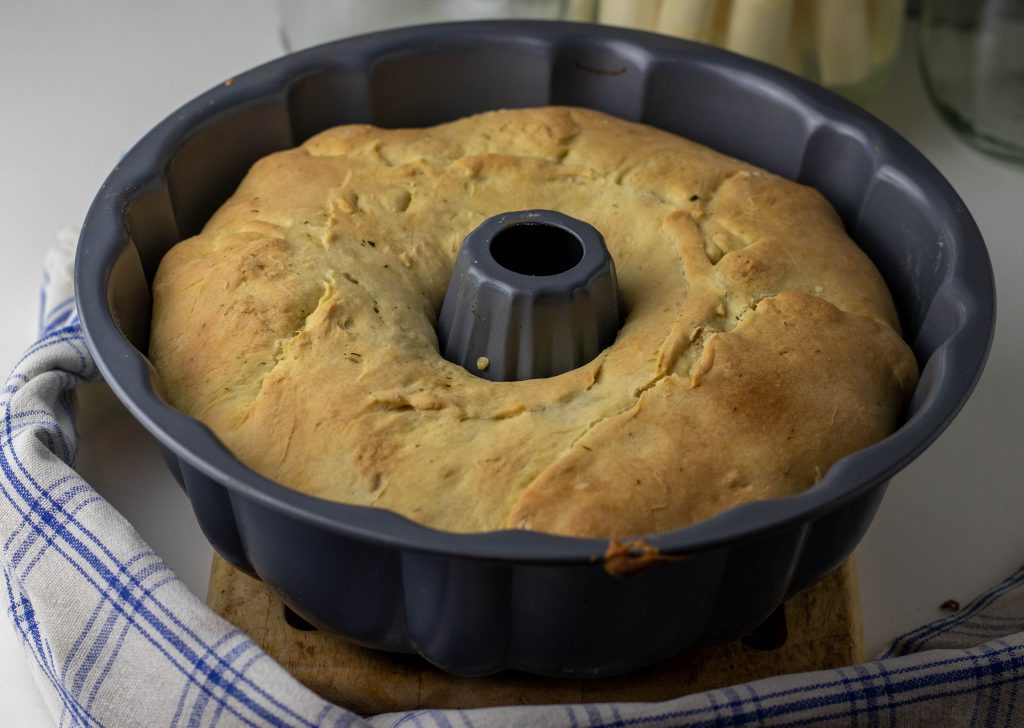 Pot Pie. noch in der Form, frisch aus dem Ofen
