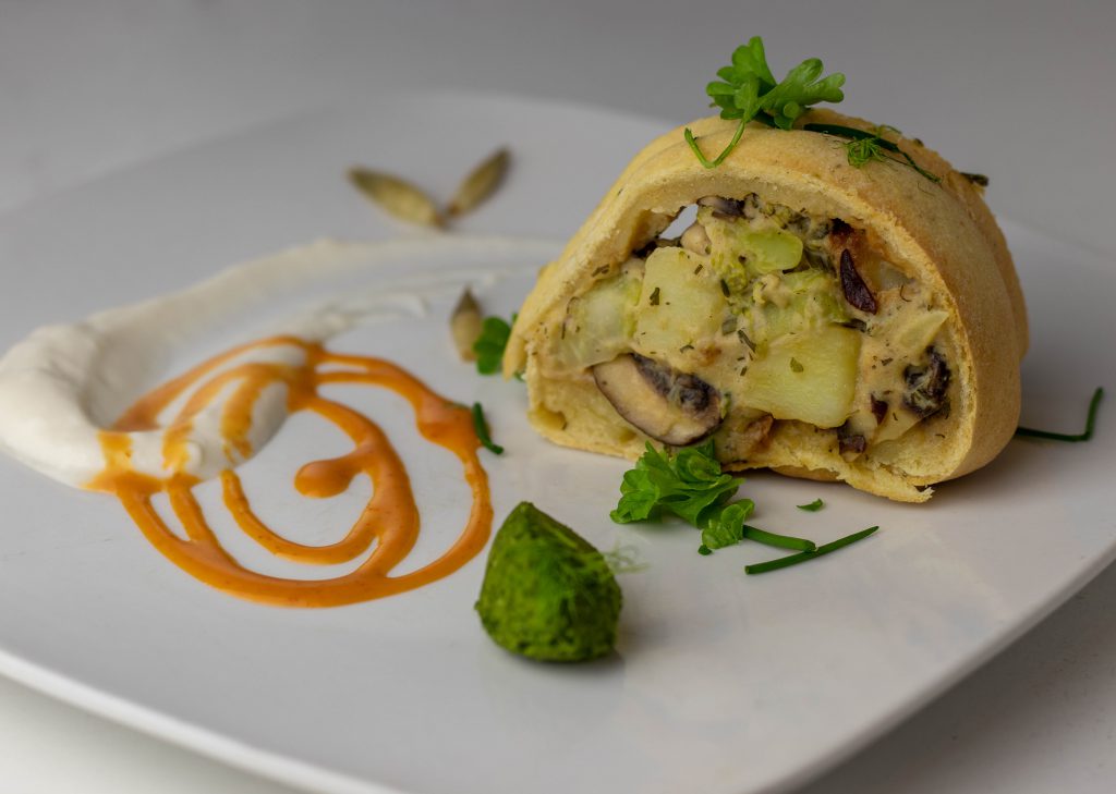 Pot Pie mit Pilzen und Brokkoli
