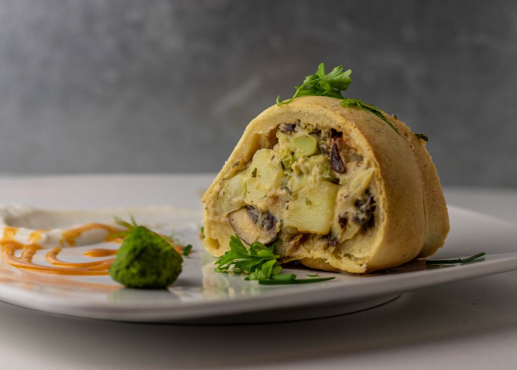 Pot Pie mit Pilzen und Brokkoli - veganes Rezept