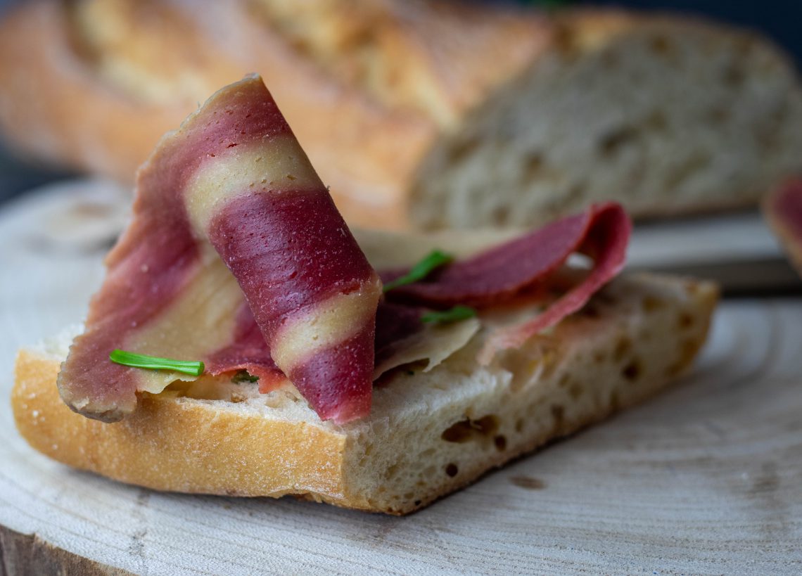 Veganer Räucherschinken