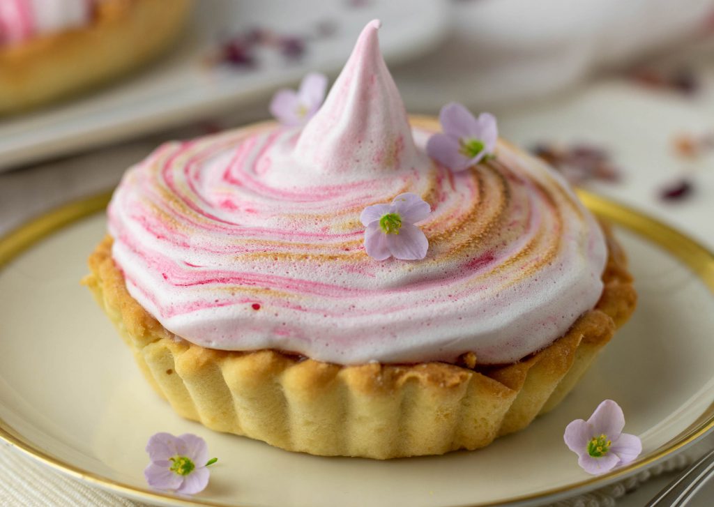 pink meringue