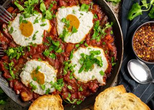 Shakshuka, israelisches Frühstück