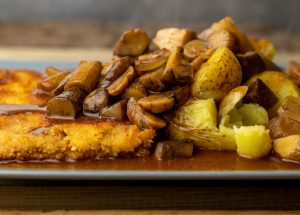 Herbstliche Esskastanien im Ragout