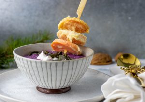 Japanische Tempura aus Süßkartoffeln