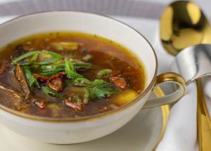 Steinpilzsuppe, herbstlich lecker mit Maronen