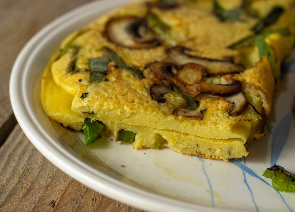 Veganes Omelette: lecker, saftig und locker
