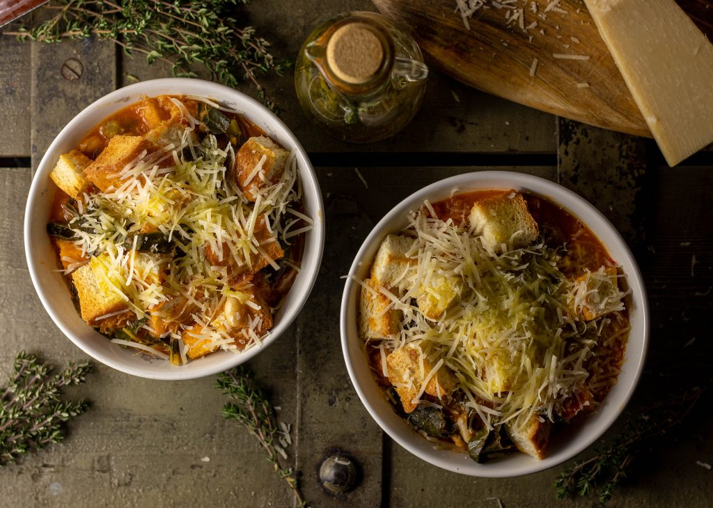 Ribollita - Bohnensuppe mit Schwarzkohl