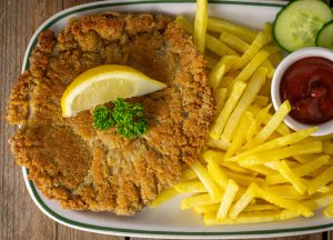 In krosser, veganer Panade